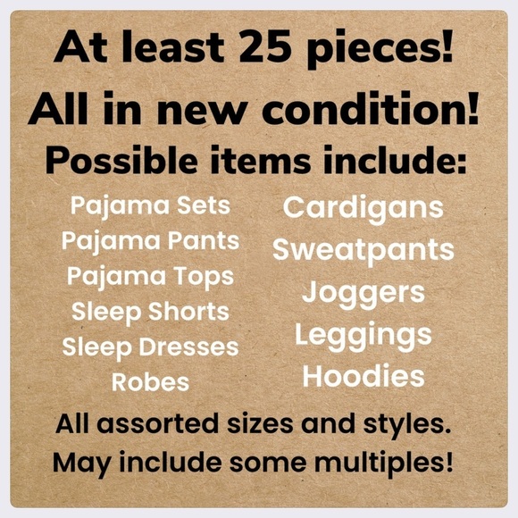 Assorted Pajama Loungewear Reseller Box! - Picture 2 of 11